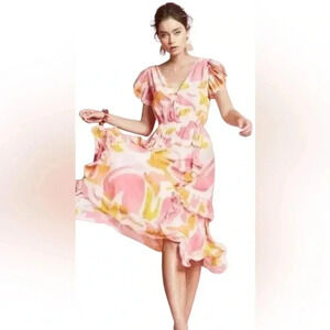Caballero Kendal Dress in Silky Islands Print NWT Sz. M. #222